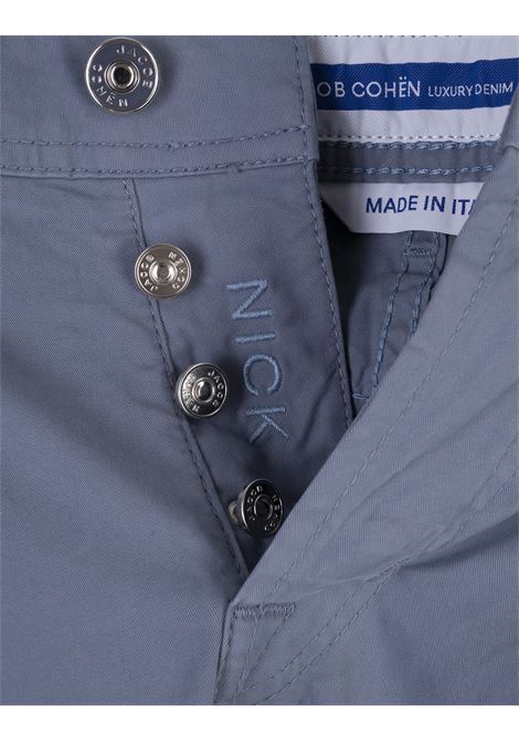 Cerulean Nick Slim Fit 5-Pocket Pants JACOB COHEN | JUM-QE006-054-S2544X98